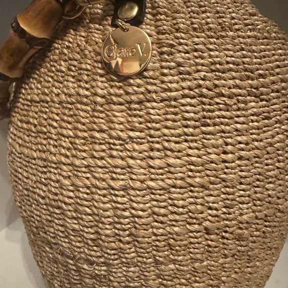 Clare V Pot de Miel w/ Bamboo Handle and extra black leather handle - Picture 5 of 10